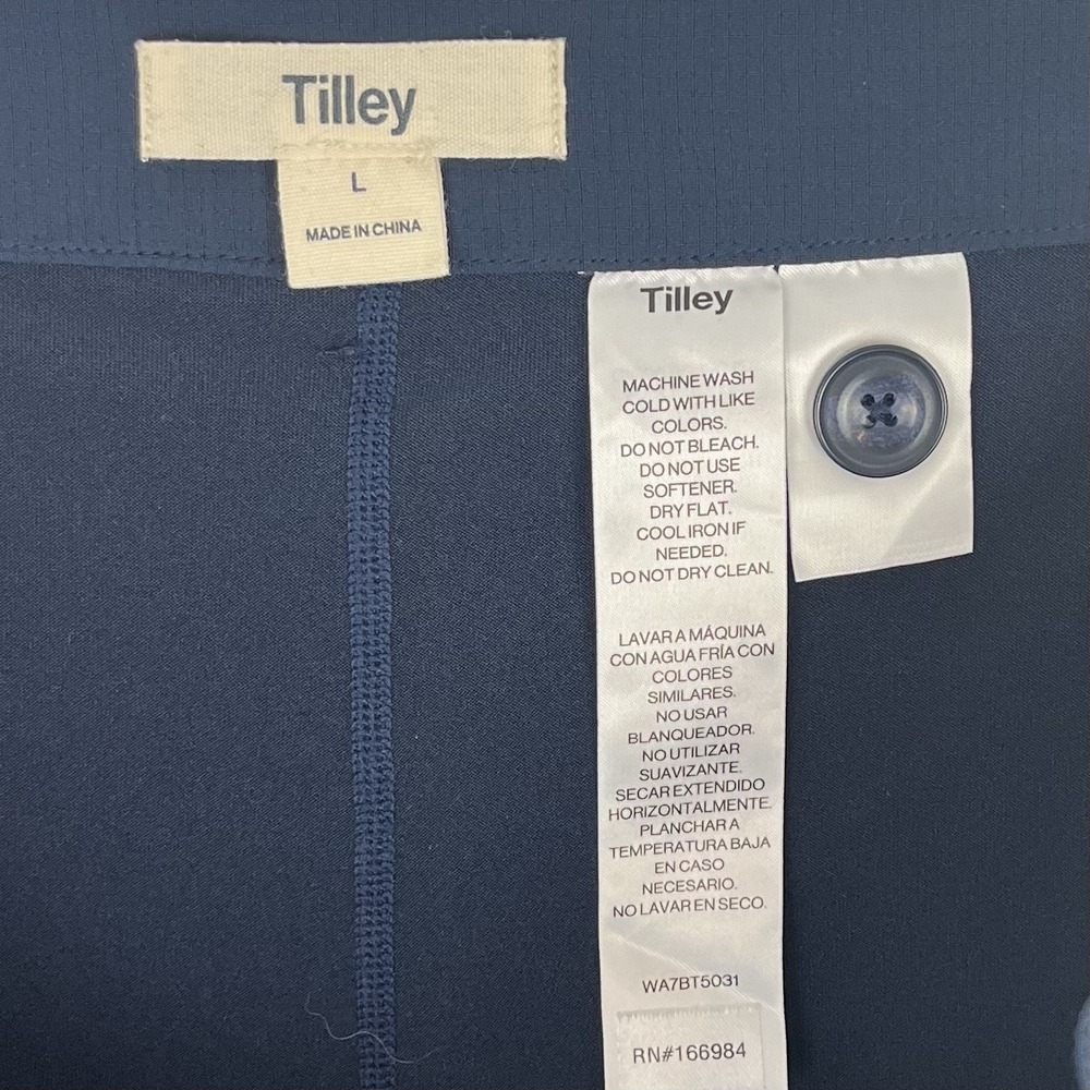 Tilley Sport Skort L Navy Blue Active Outdoor Travel Golf Hiking Casual - Picture 6 of 9